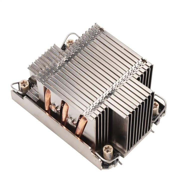 Aluminum Zipper Fin Radiator With Heat Pipes