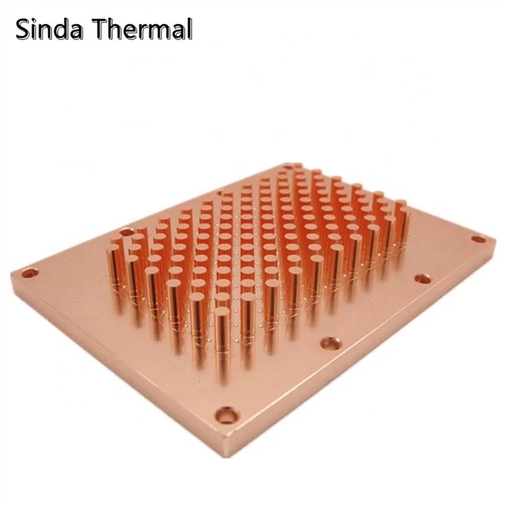 Copper Pin Fin Heat Sink For Electronics